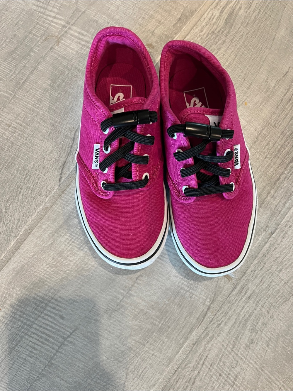 Vans Kids Pink Canvas Sneakers